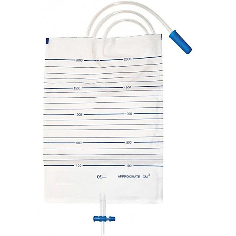 Alfacare Ουροσυλλέκτης Κλίνης με Κάνουλα 2000ml 1τμχ